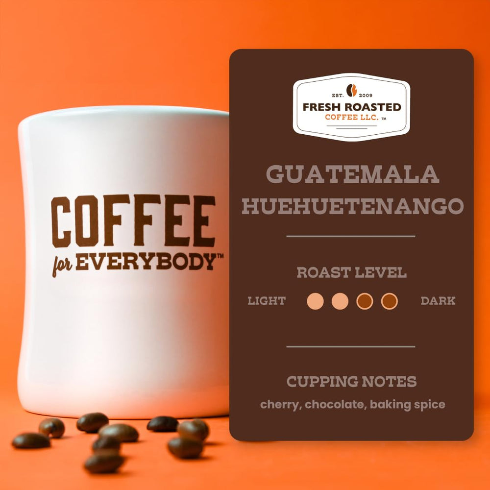 Fresh Roasted Coffee Guatemala Huehuetenango brew setup demonstrates versatility