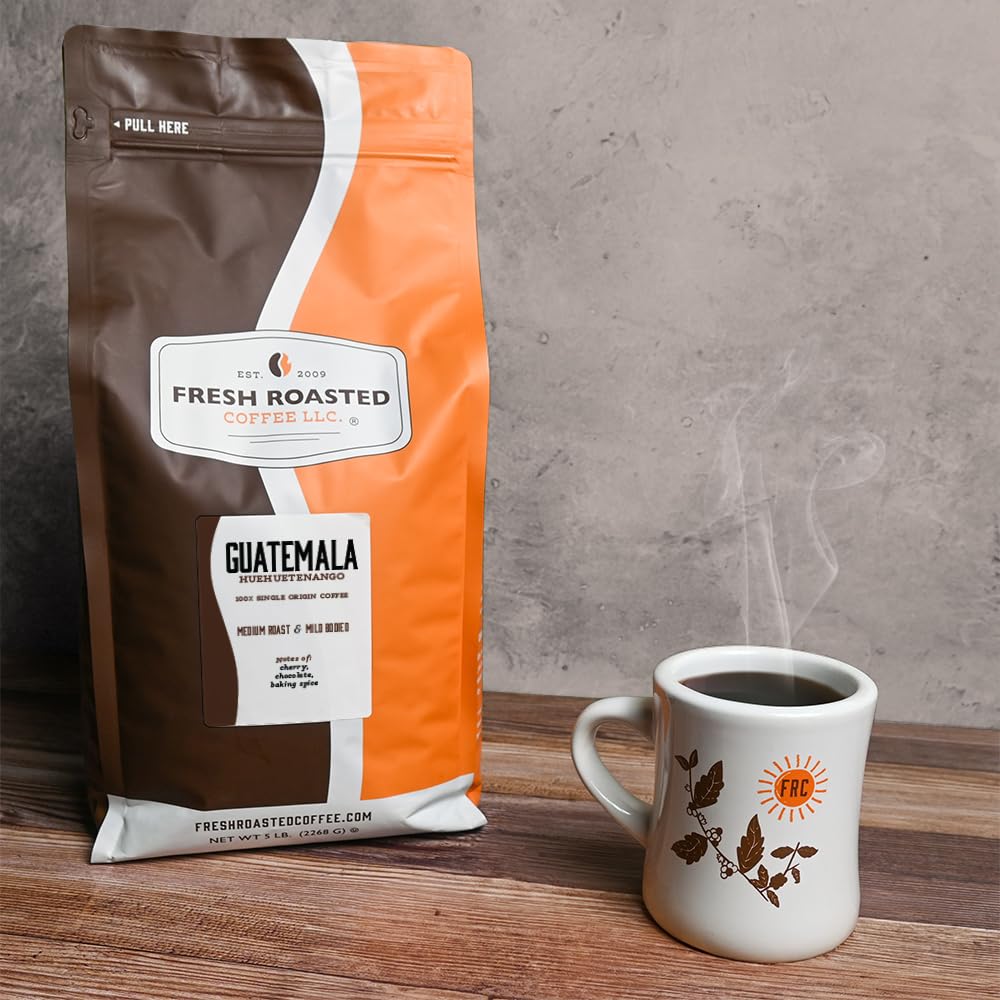 Fresh Roasted Coffee Guatemala Huehuetenango kosher label confirms OU certification