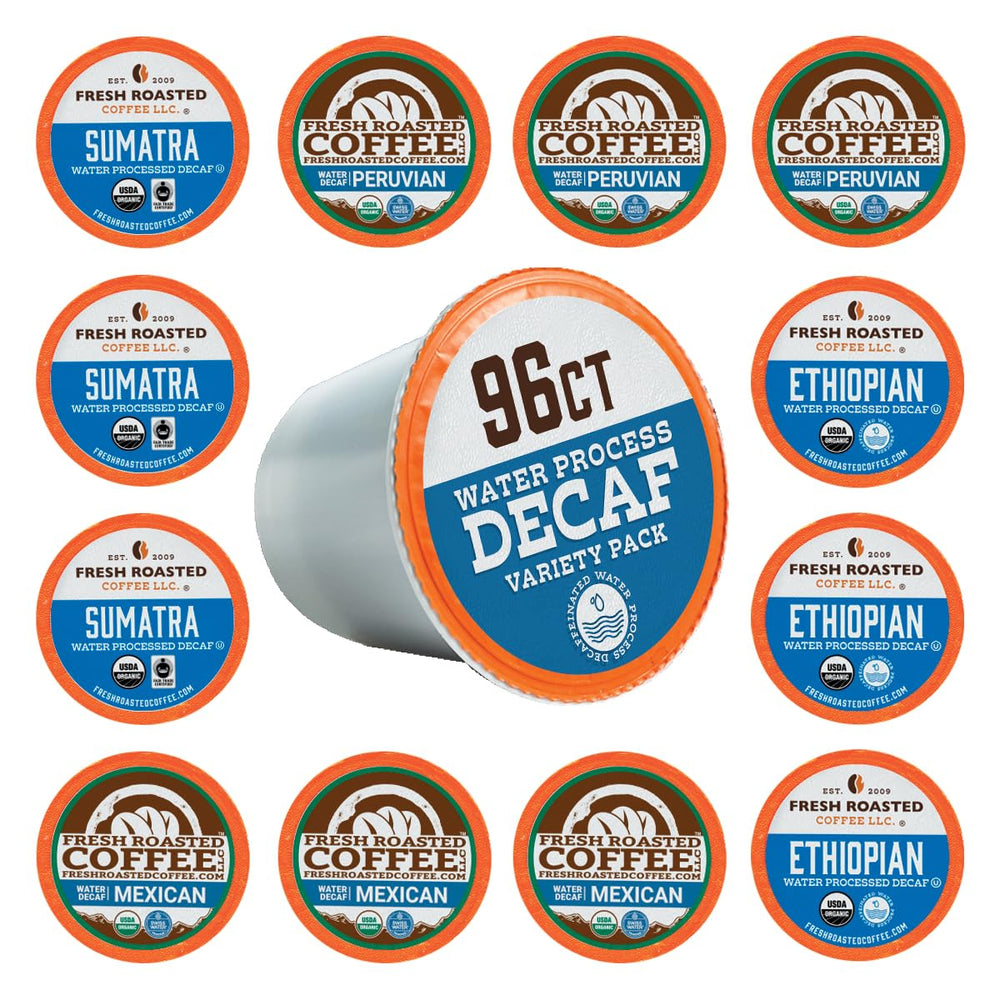 Fresh Roasted Coffee K-Cup pods on shelf for quick, convenient mornings