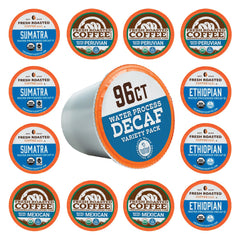 Fresh Roasted Coffee K-Cup pods on shelf for quick, convenient mornings