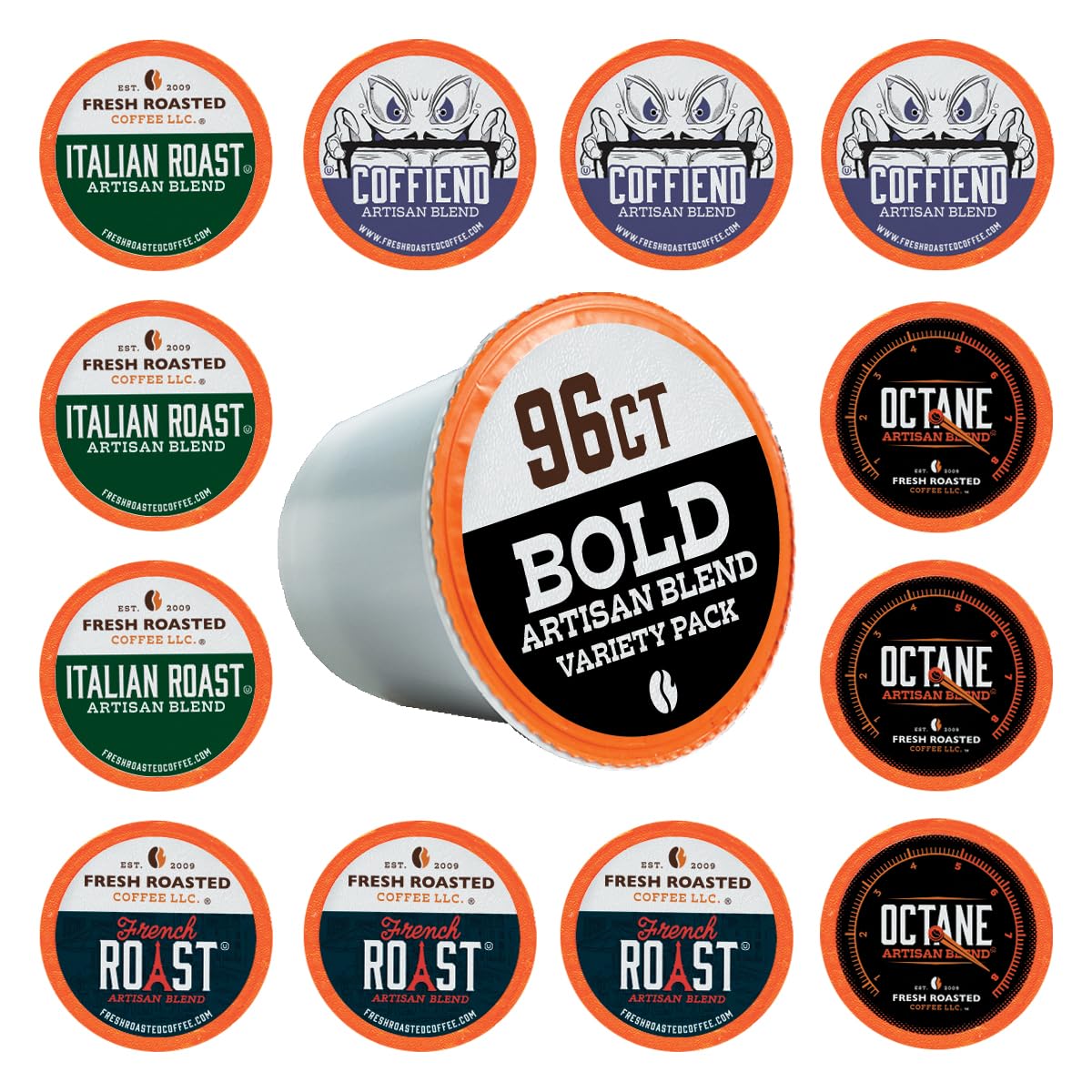 Fresh Roasted Coffee K-Cup compatible pod close-up for quick, mess-free mornings