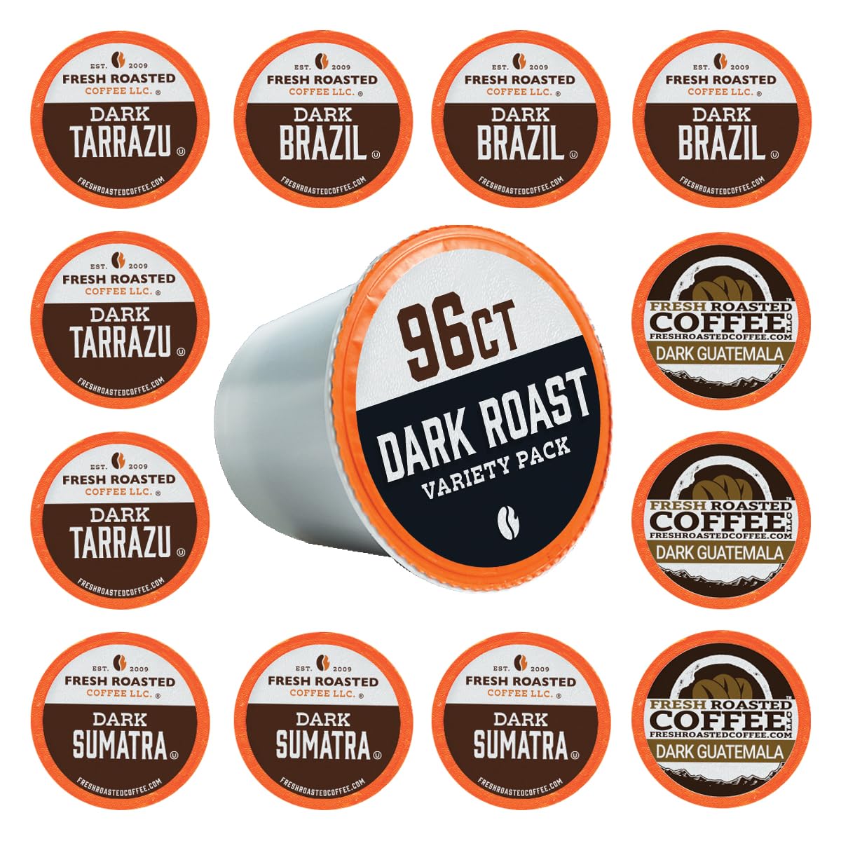 Fresh Roasted Coffee K-Cup compatible pods for fast, convenient brewing