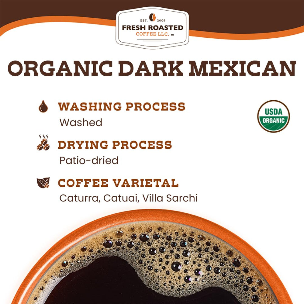 Fresh Roasted Coffee roasted on Loring SmartRoaster for cleaner flavor.
