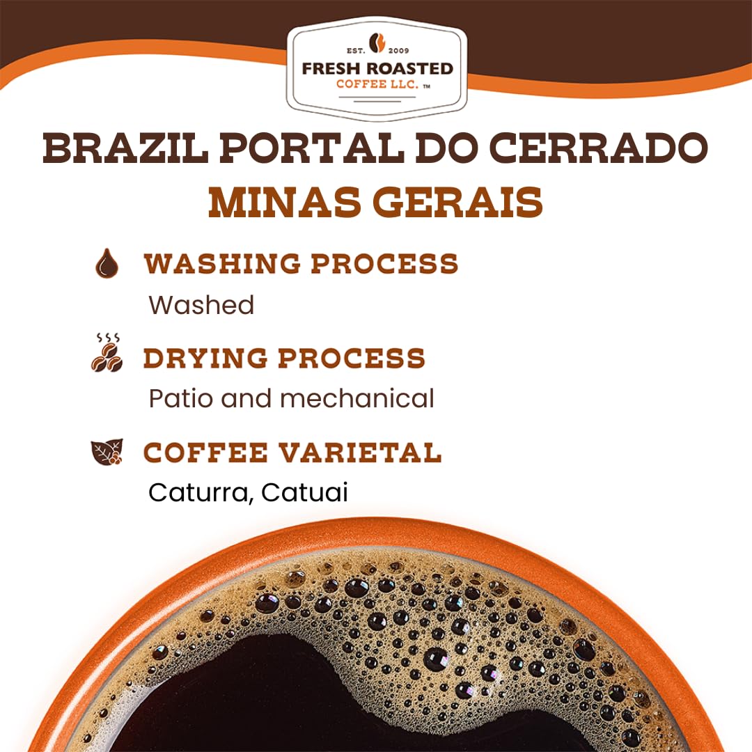 Fresh Roasted Coffee Minas Gerais washed patio-dried for a clean, bright cup