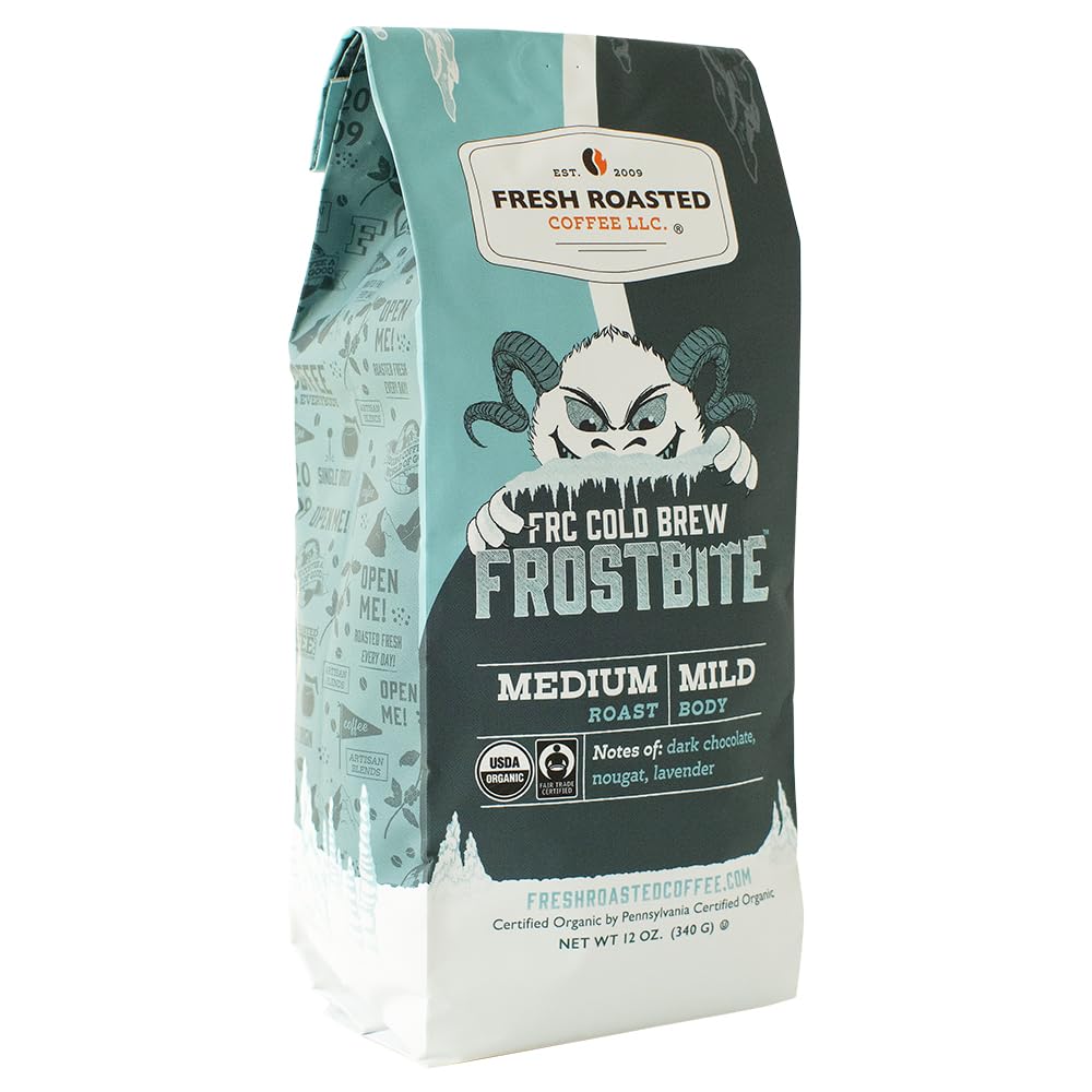 Fresh Roasted Coffee nitrogen-flushed bag preserves freshness and aroma for longer.