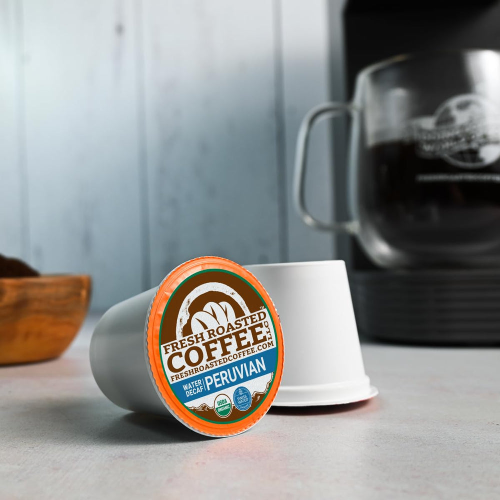 Fresh Roasted Coffee nitrogen-flushed bags preserve freshness and aroma