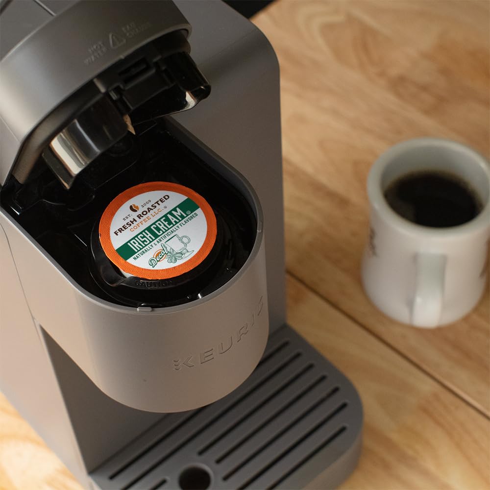 Fresh Roasted Coffee nitrogen-flushed pod preserves freshness and full flavor.