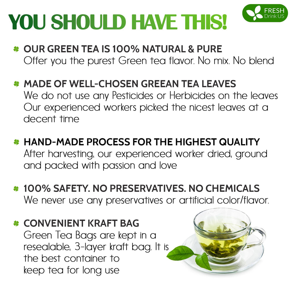 FreshDrinkUS biodegradable tea bags support eco-friendly brewing at home.