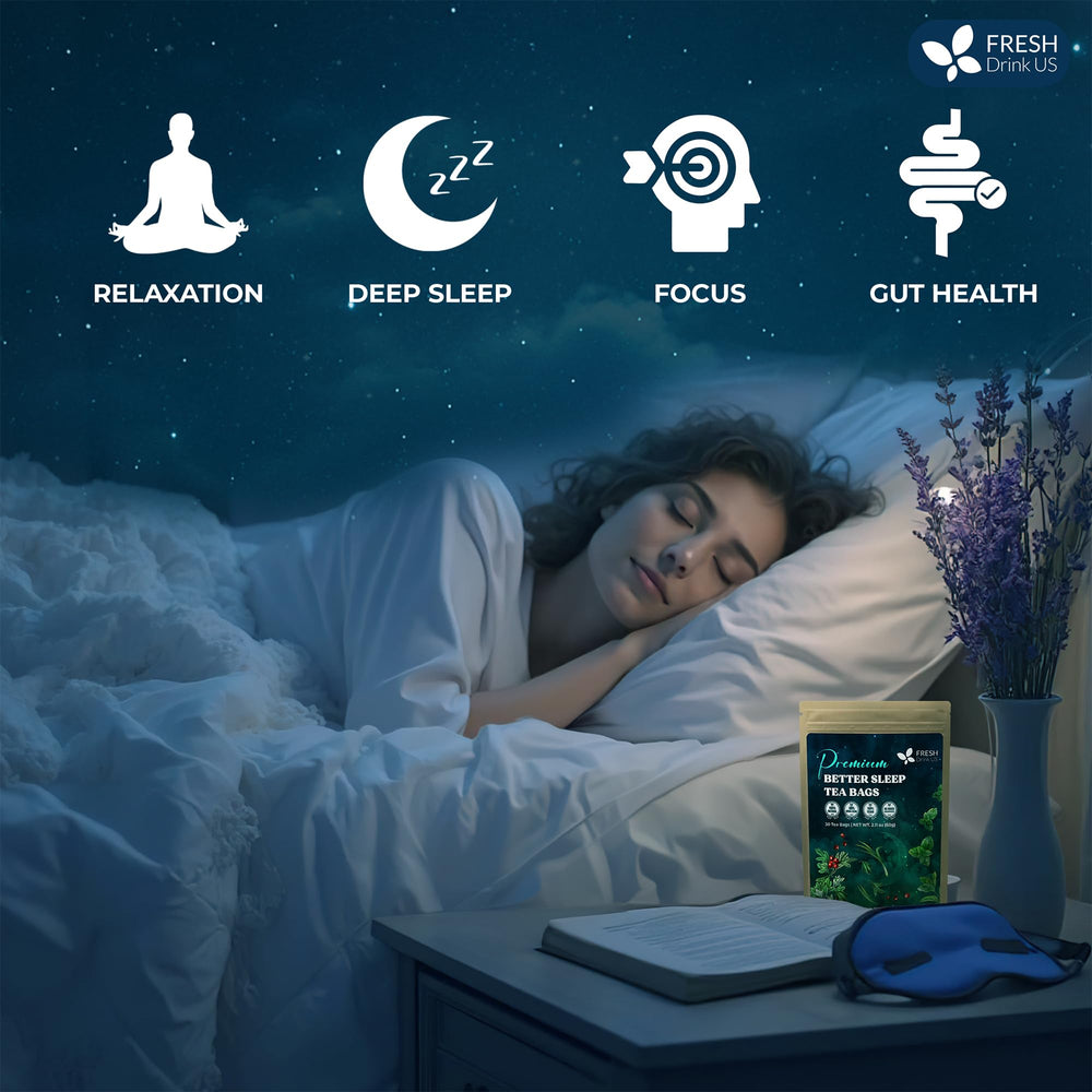 FreshDrinkUS Caffeine-free formula for flexible day or night enjoyment.