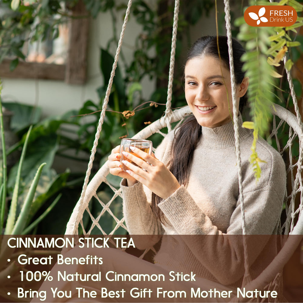FreshDrinkUS cinnamon sticks packed in vacuum-first bags for lasting freshness.