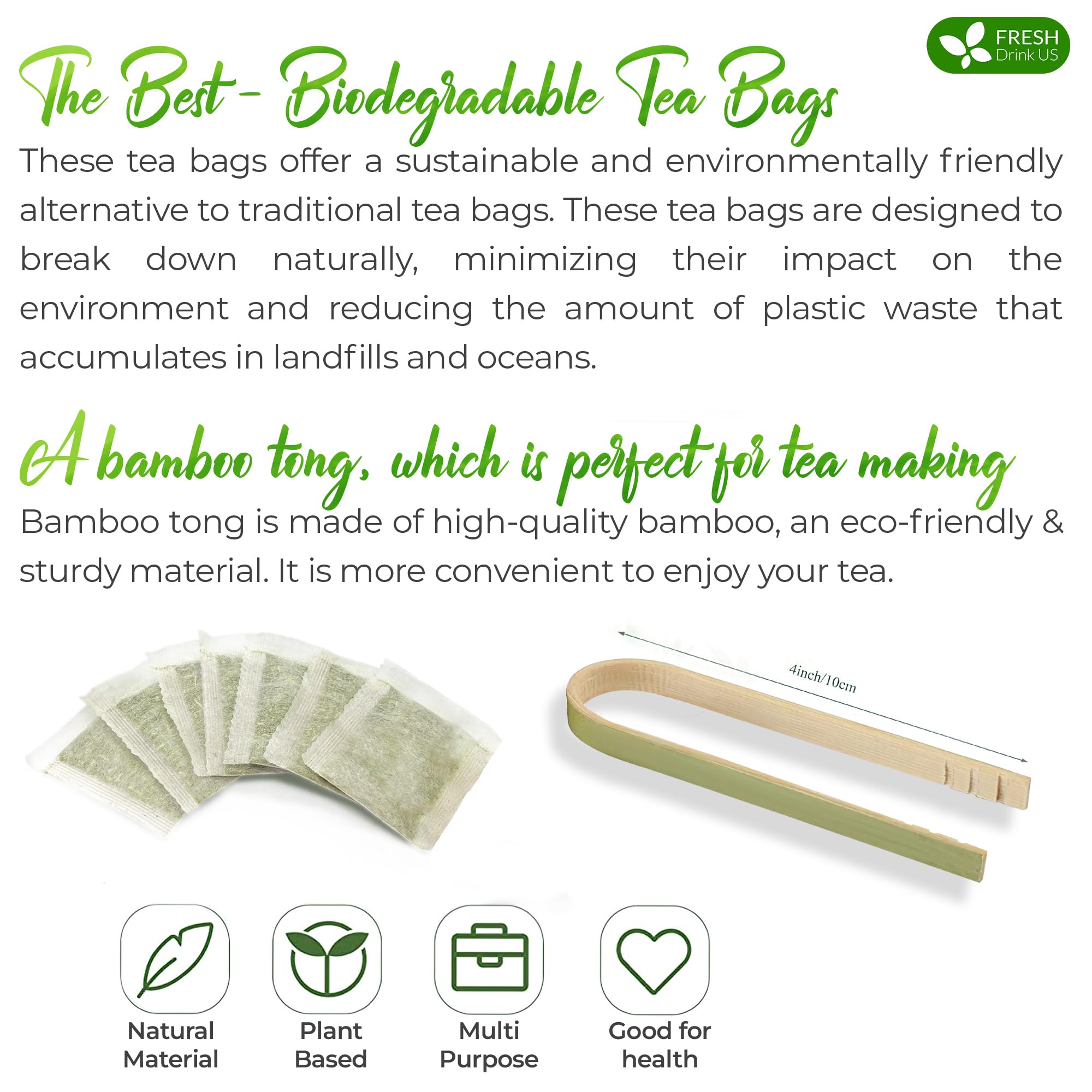 FreshDrinkUS convenient tea bag ideal for busy mornings