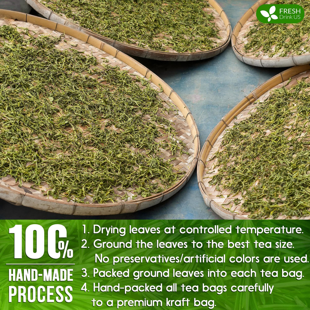 FreshDrinkUS farm-fresh rosemary ready for herbal tea preparation.
