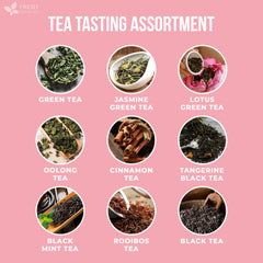 FreshDrinkUS lotus green tea close-up highlighting aroma and leaf quality.