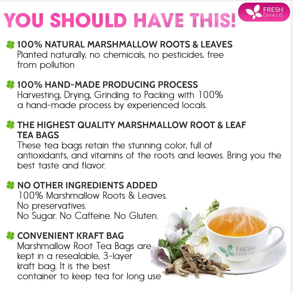 FreshDrinkUS marshmallow tea in a warm cup invites a caffeine-free moment