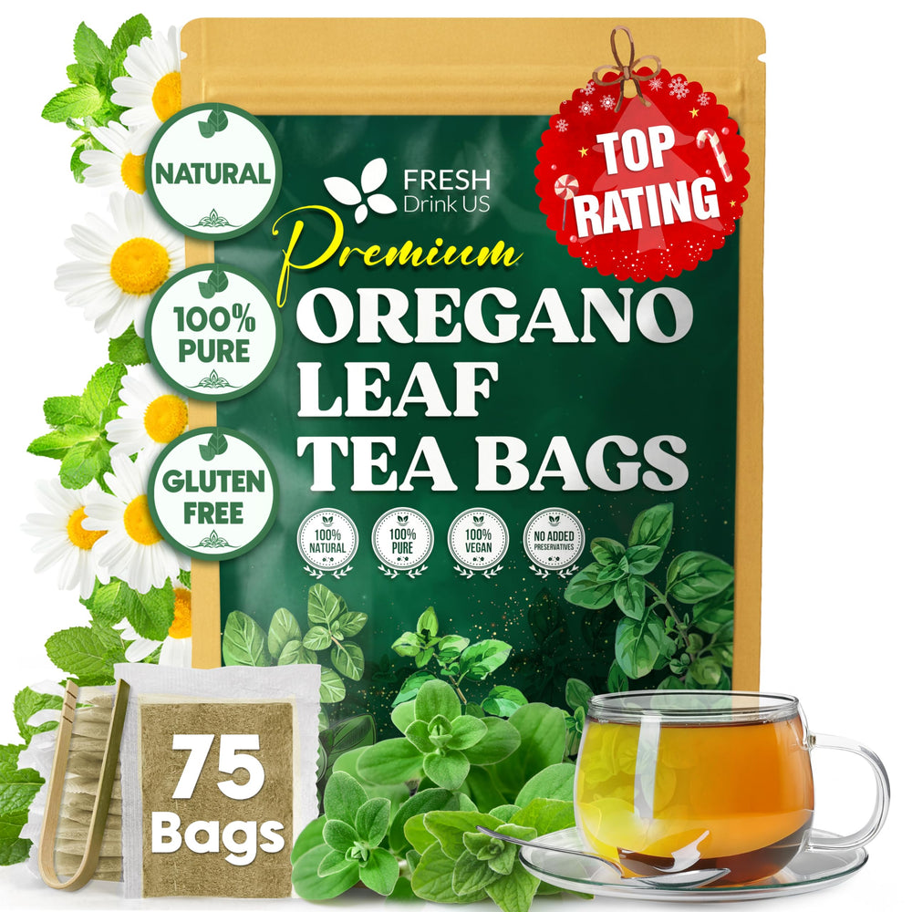 FreshDrinkUS oregano leaf tea bags deliver convenient, flavorful infusions ready to steep.