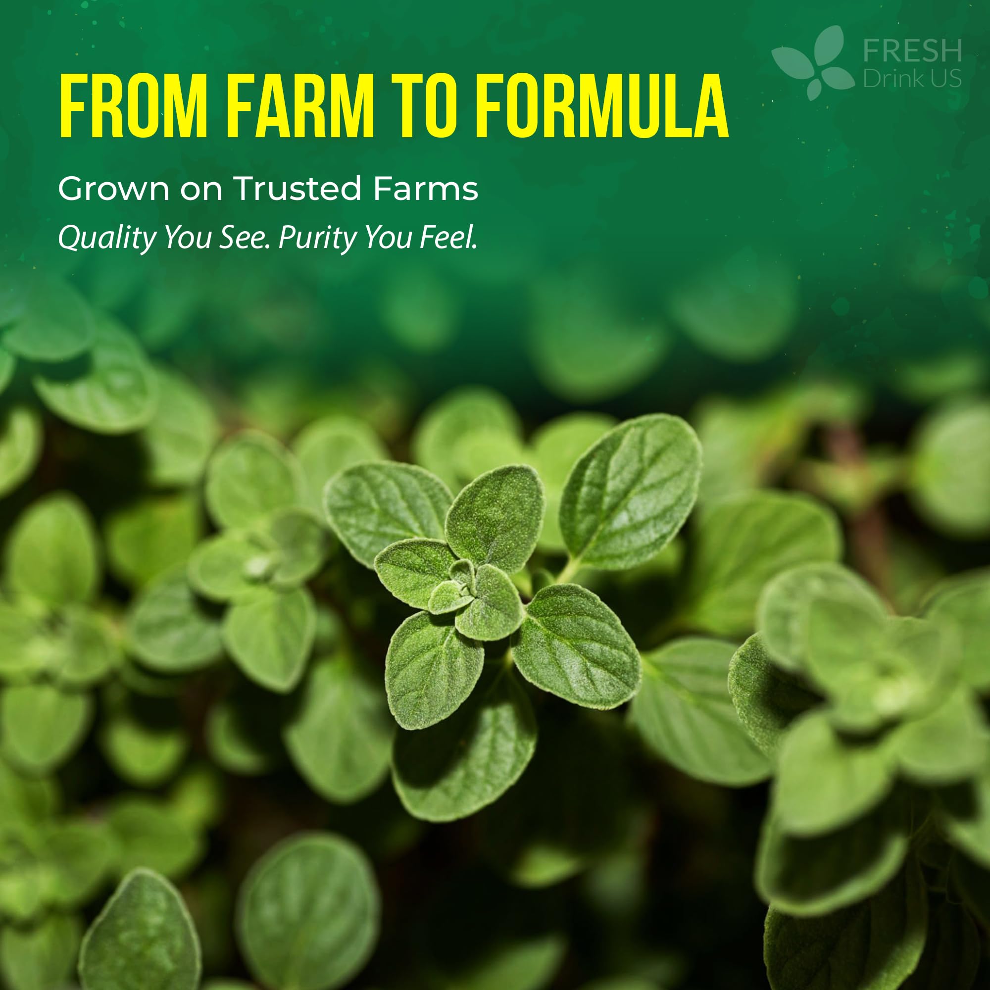 FreshDrinkUS packaging with 330-count provides convenient daily supplementation.