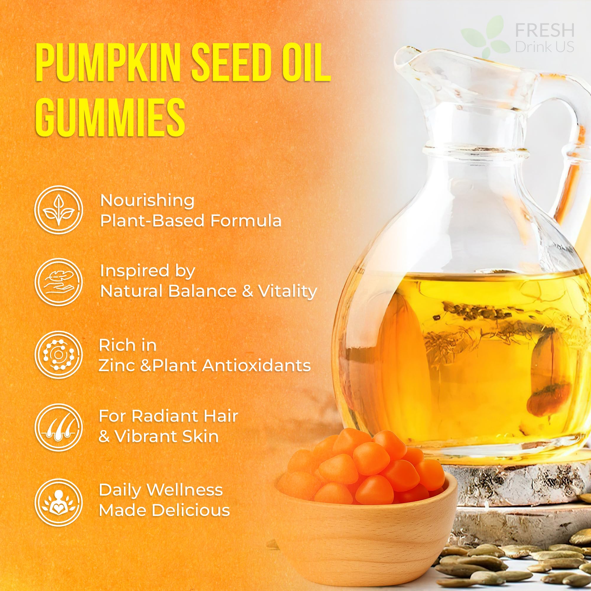 FreshDrinkUS gummies in hand for easy daily supplement routine.