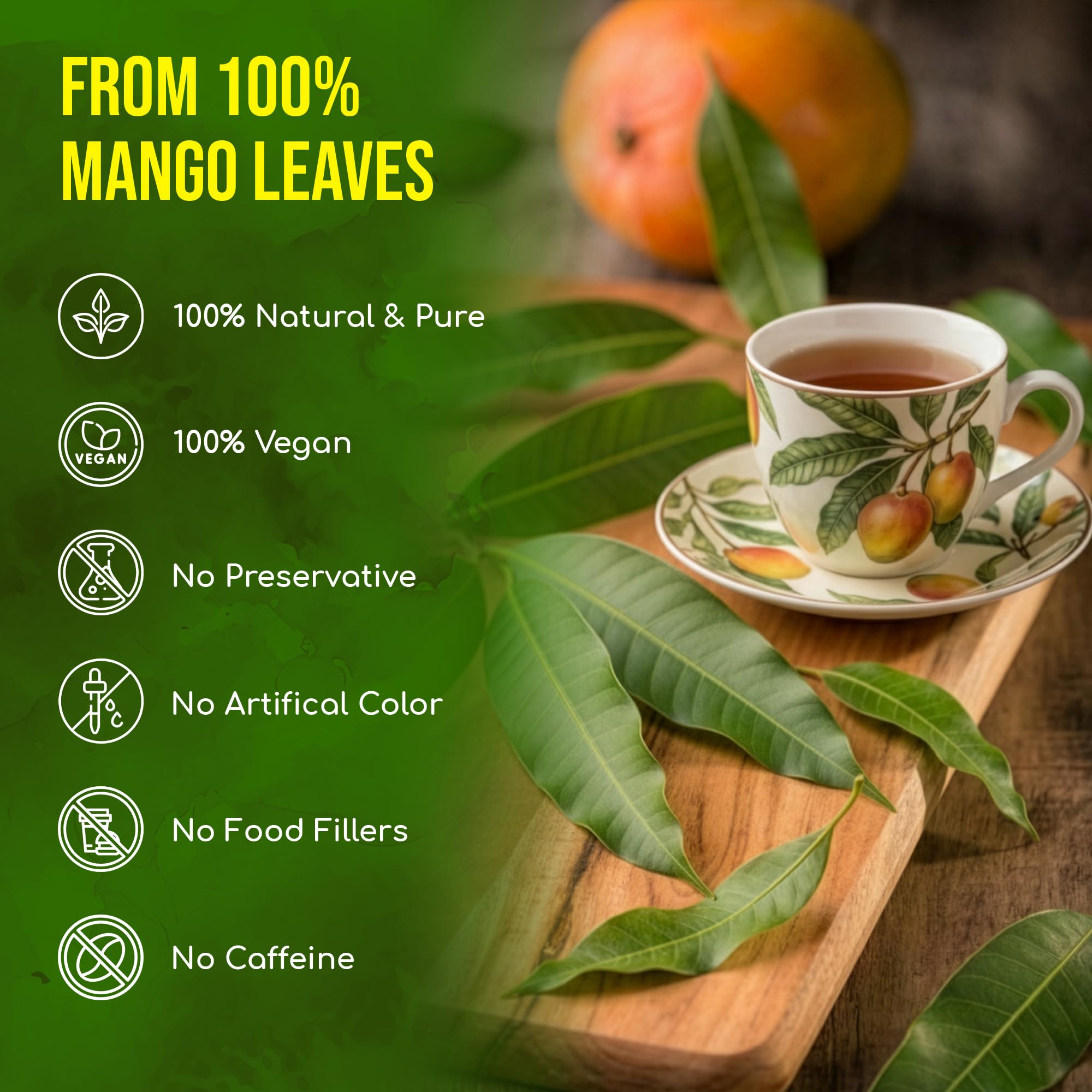 FreshDrinkUS resealable bag mango leaves keeps leaves fresh between brews.