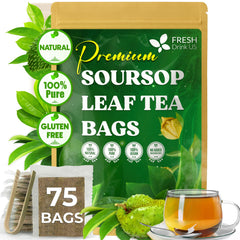 FreshDrinkUS soursop tea bags packaging for convenient daily tea