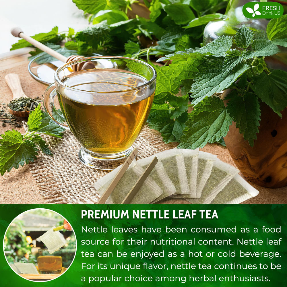 FreshDrinkUS tea bag opened in cup for infusion
