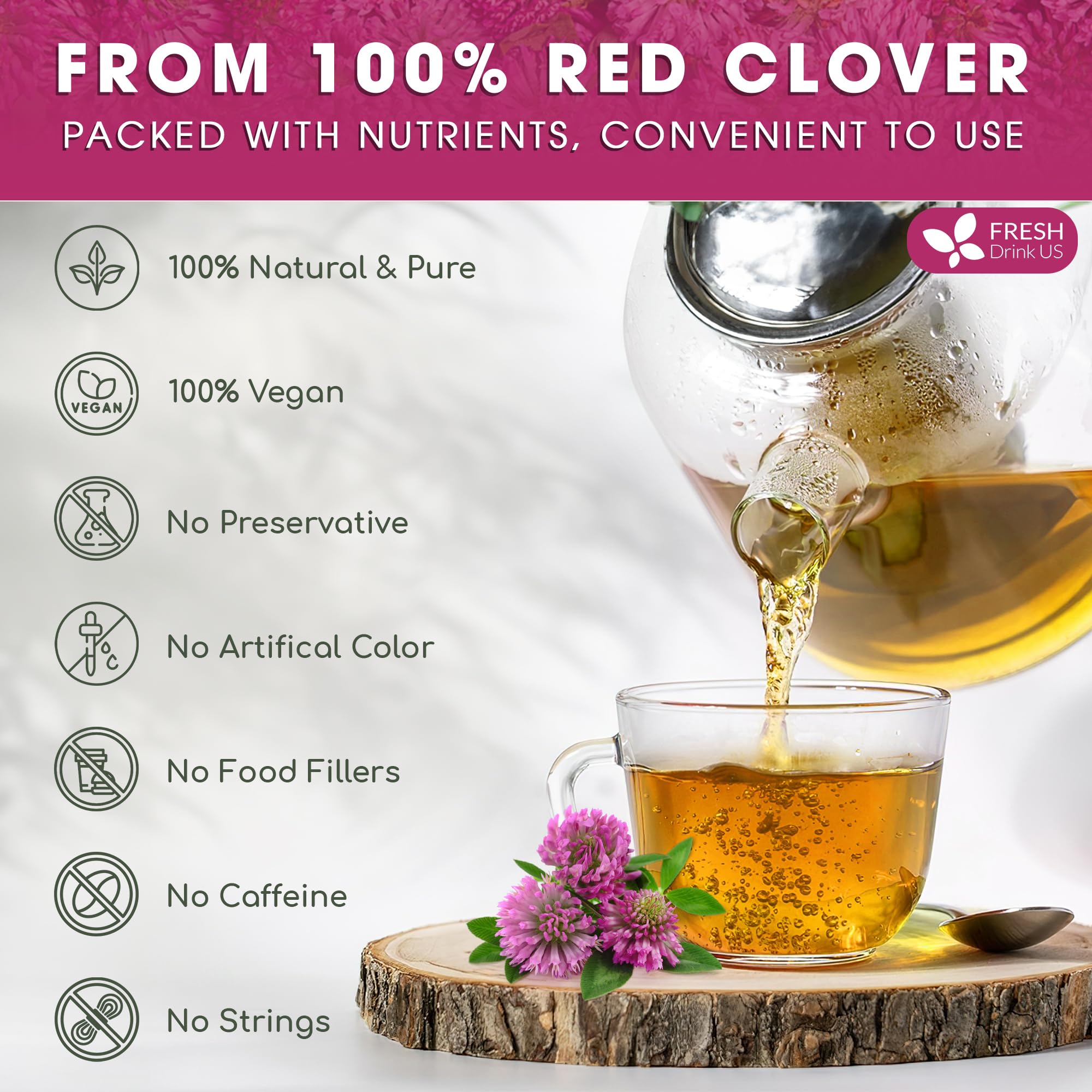 FreshDrinkUS tea cup with steam suggests a relaxing ritual