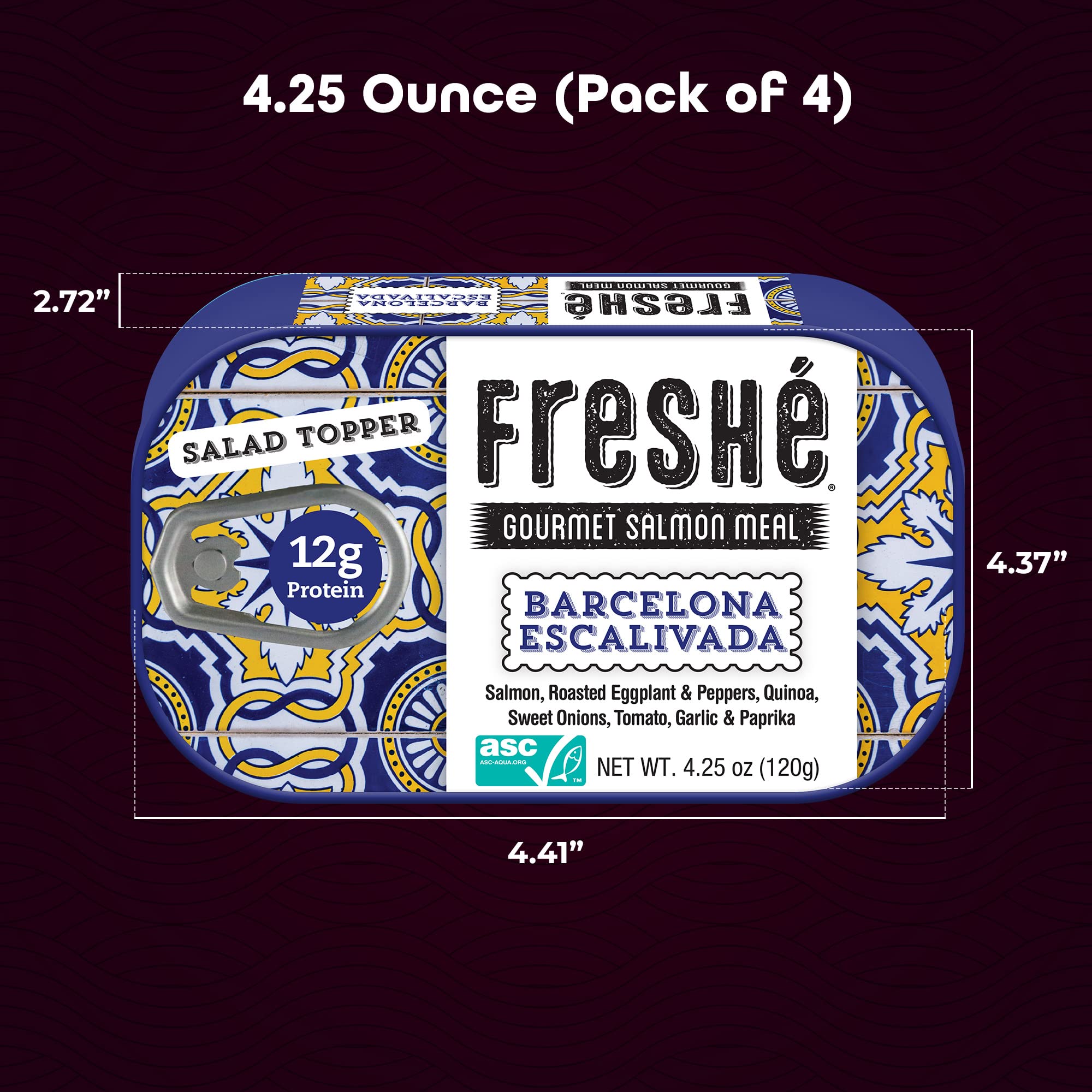 Freshé BPA-free tin supports convenient, portable meals.