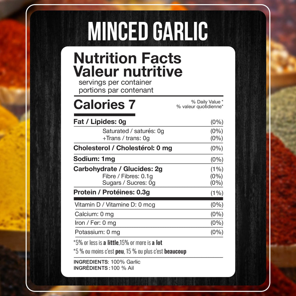 Close-up of Fresh Finest dried garlic flakes with rich aroma for quick meals.