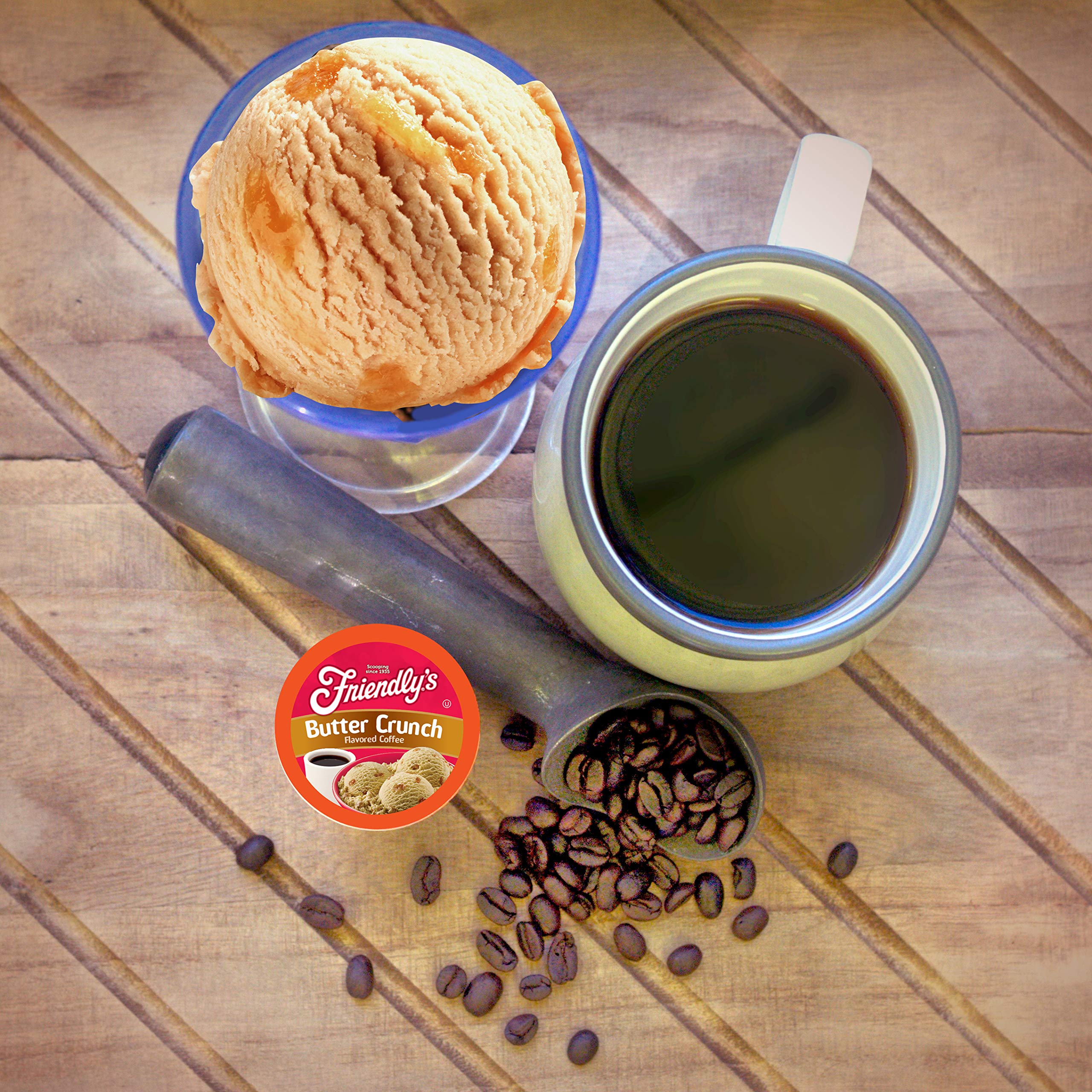 Friendly's 40-count ice cream flavored coffee pod pack.