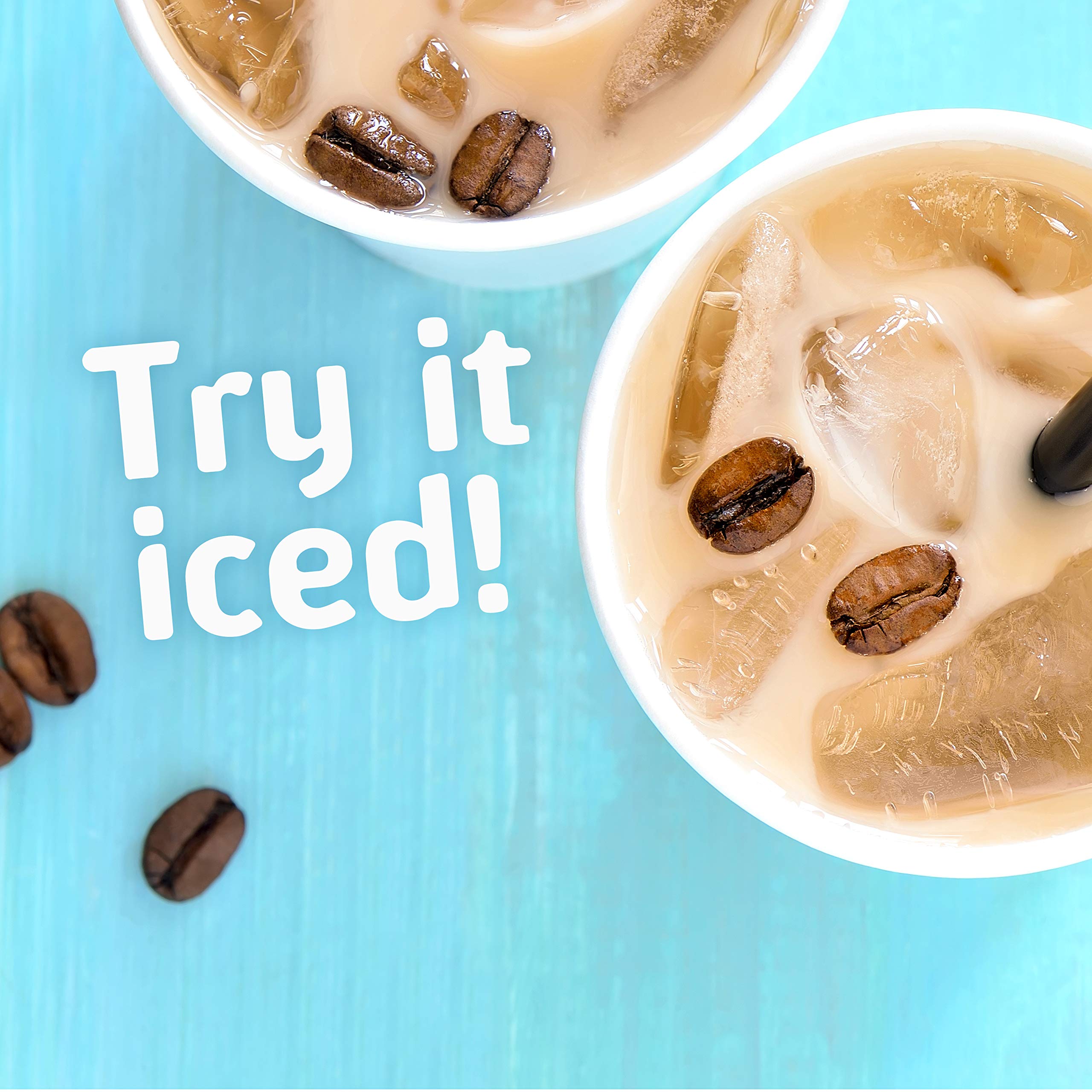 Cup brewed with Friendly's peppermint pods, ready to enjoy.