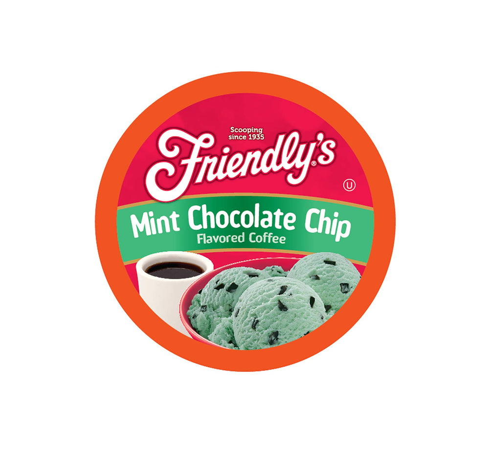 Friendly's Mint Chocolate Chip pods offer a refreshing after-dinner pick-me-up in a cup.