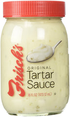 Frisch's Tartar Sauce fries dip; creamy tang for dipping.