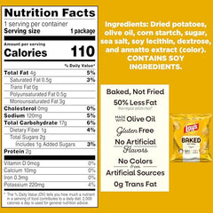 Frito-Lay Baked Lay's Original close-up reveals crispy, airy texture