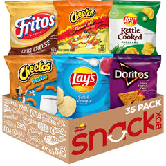 Frito-Lay Bold Mix variety pack on a clean surface showing all flavors