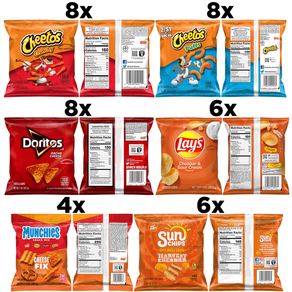 Frito-Lay Cheesy Mix Cheetos Crunchy bags highlighting intense cheese flavor on the go