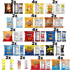 Frito-Lay chips and cookies: crunchy, savory-sweet options for quick cravings.