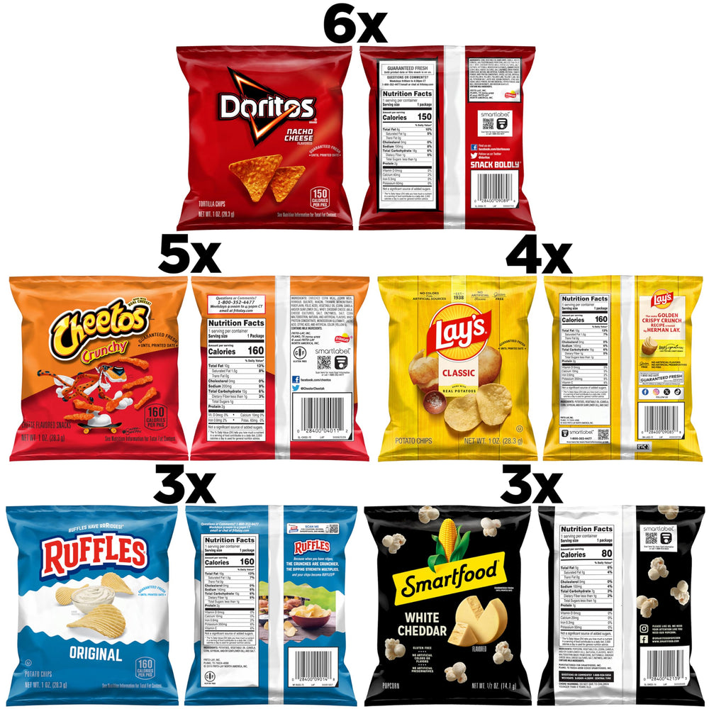 Frito-Lay Classic Mix Lay's Classic potato chips great for sharing.