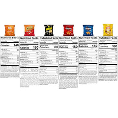 Frito Lay Classic Mix interior view highlighting six flavors for sharing