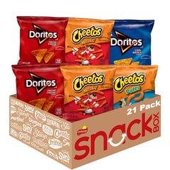 Frito-Lay Doritos Cheetos mix variety pack bags for convenient on-the-go snacking.