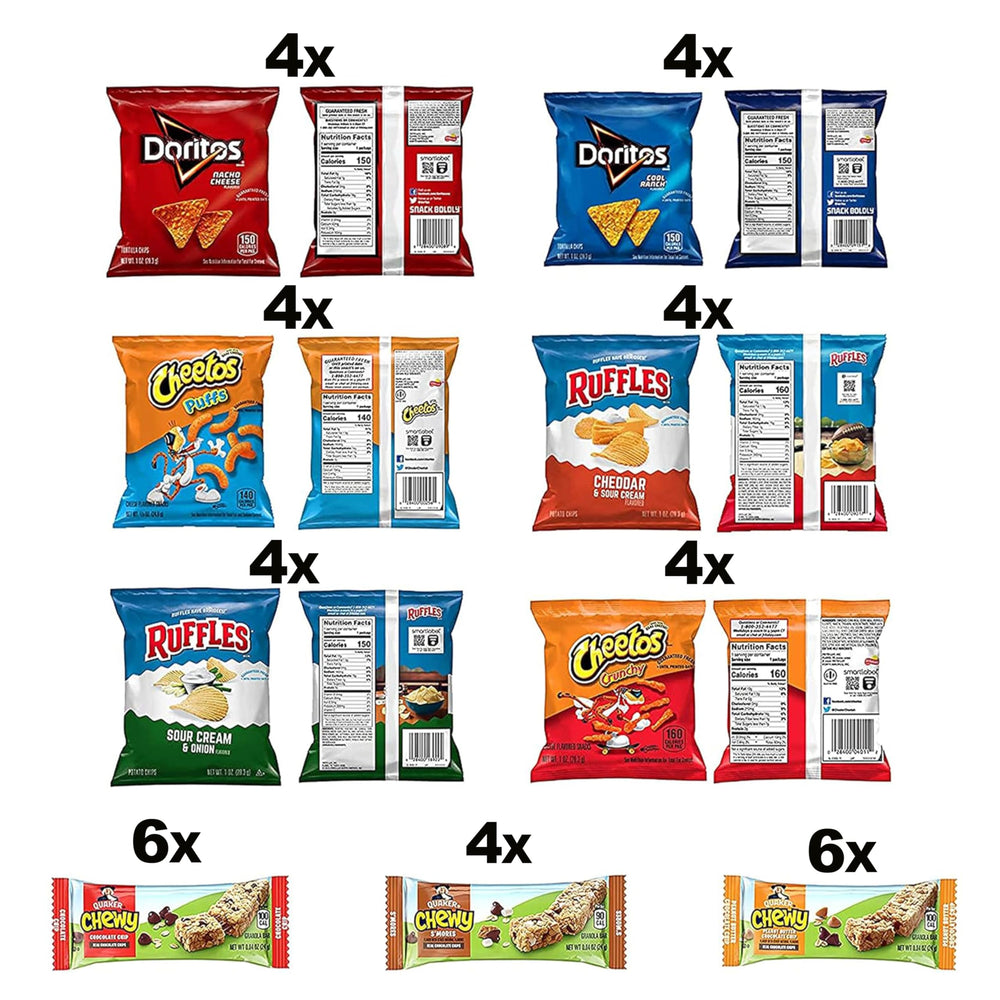 Frito-Lay Doritos Cool Ranch chips with zesty flavor for quick snacking.