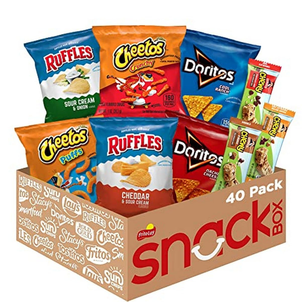 Frito-Lay Doritos Nacho Cheese chips for lunch boxes with bold crunch.