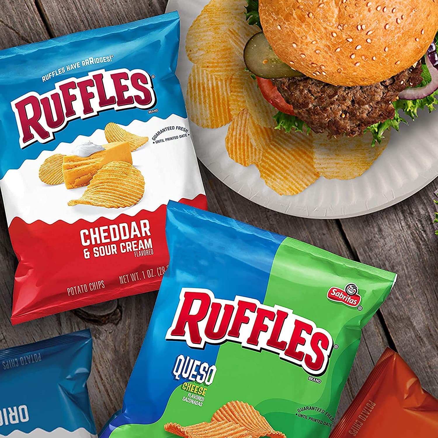 Frito Lay Doritos Spicy Sweet Chili 6-snack sleeve, flavorful kick during trips.