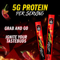 Close-up of Jack Link’s meat sticks and beef bites showing protein-rich option.