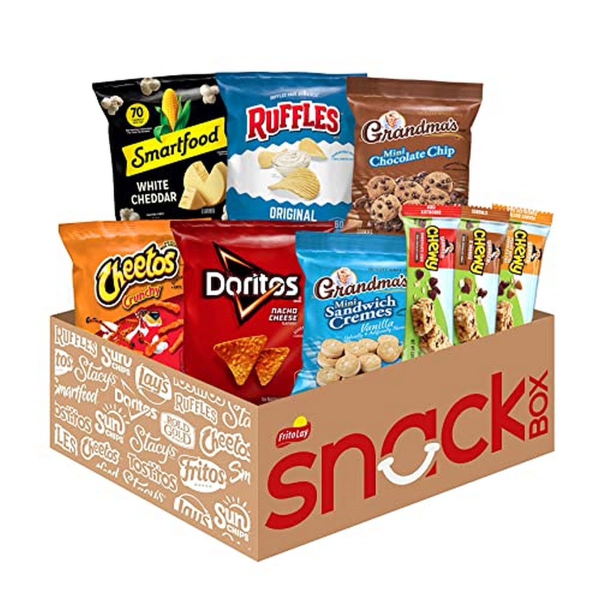 Frito-Lay Lunch Box Mix 40-count snack assortment for on-the-go lunches.