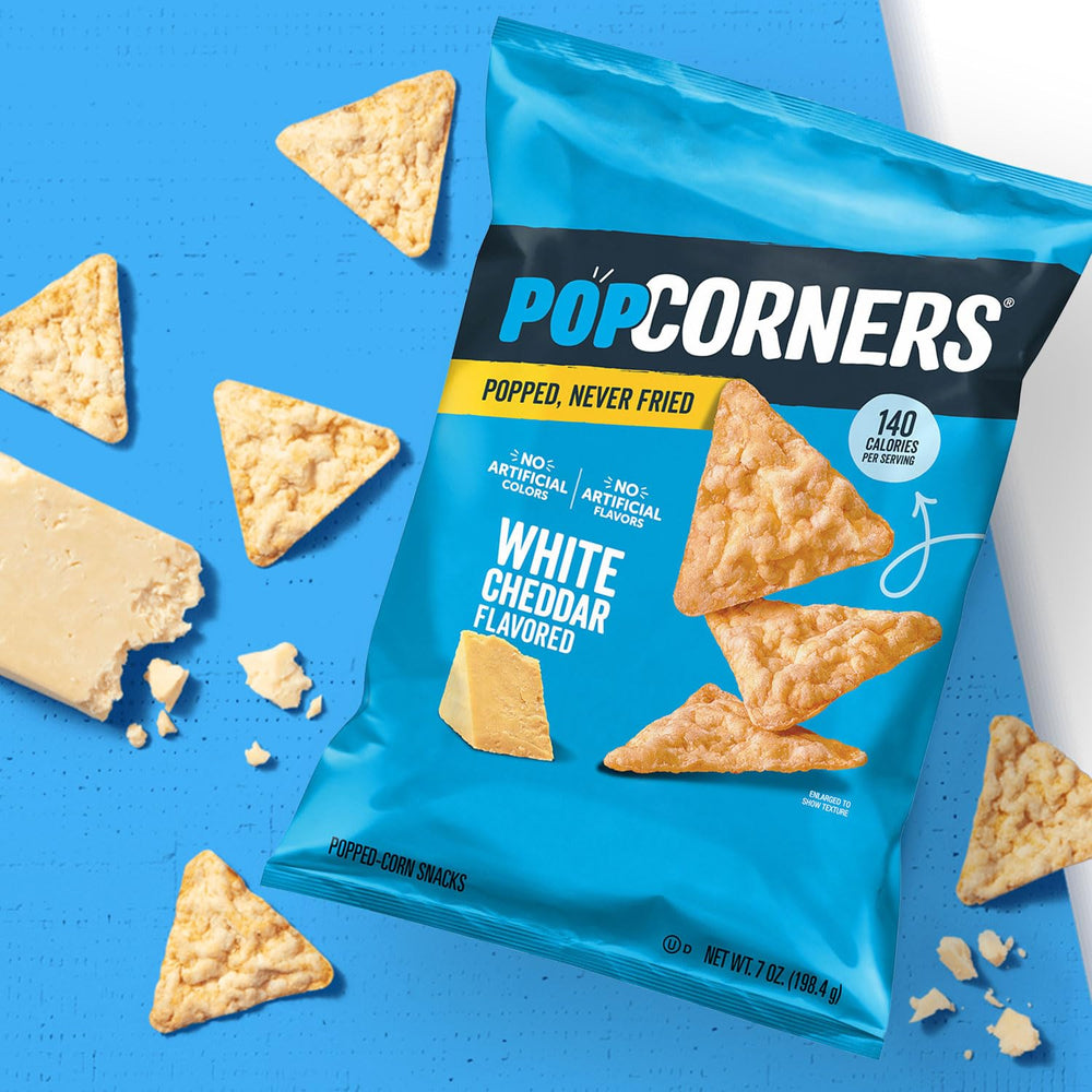 Frito Lay Popped and Crisps Mix nonfried content highlighted for lighter snacking.