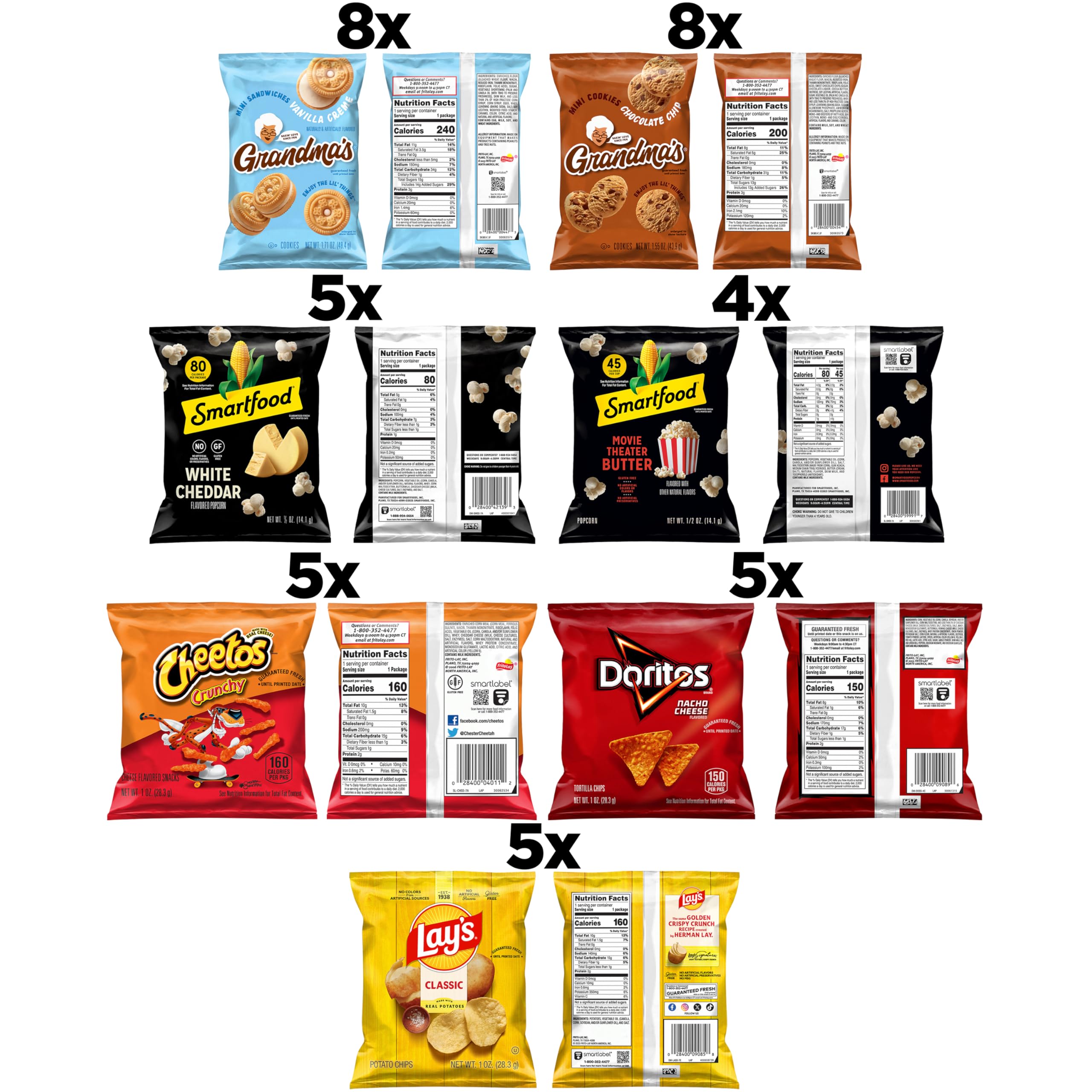 Frito-Lay Ultimate Snacktime Mix Lay's Classic bag for familiar, easy snacking at work