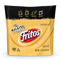 Fritos Original corn chips bag for quick snacking and taco-night prep.