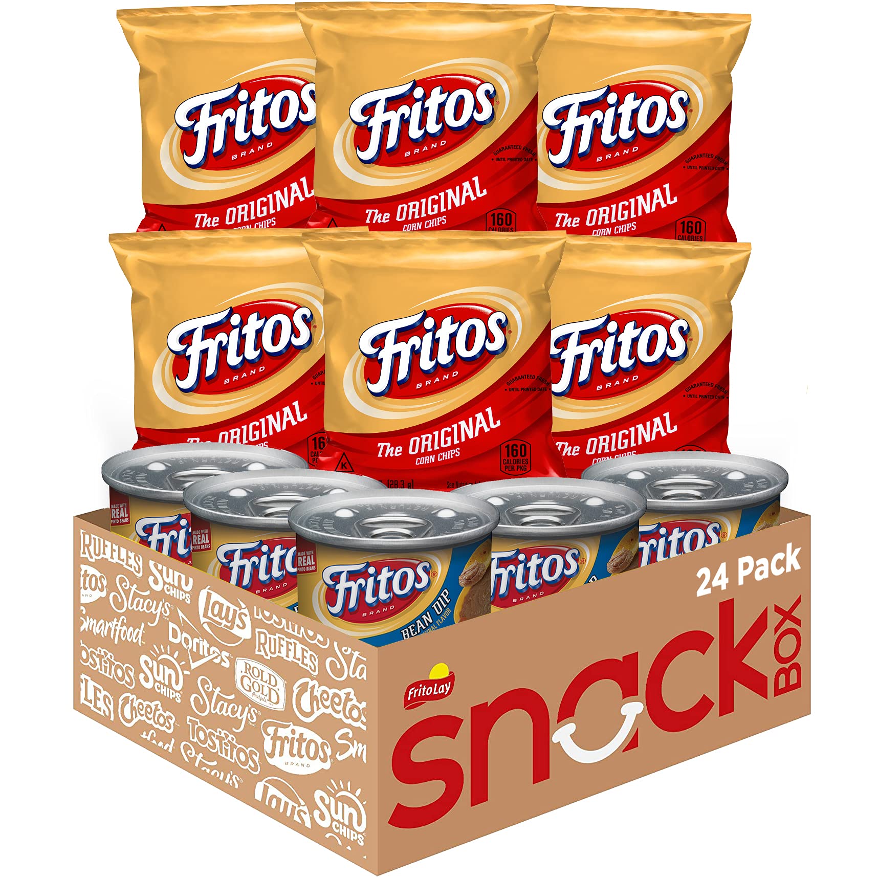 Fritos Original chips in 1oz bags for quick grab-and-go snacking.
