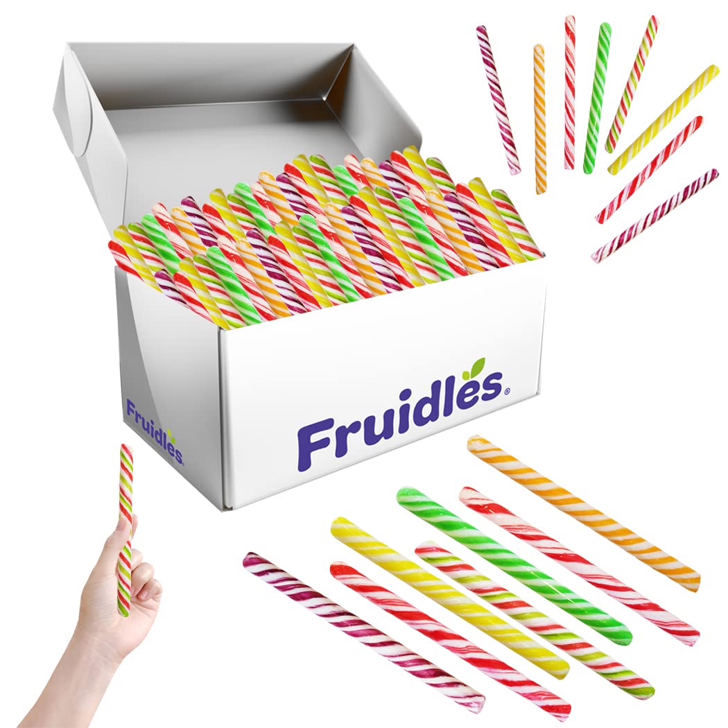 Fruidles Swirl individually wrapped candy canes for freshness.