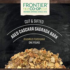Aged buckthorn bark 1 lb from Frontier Co-op