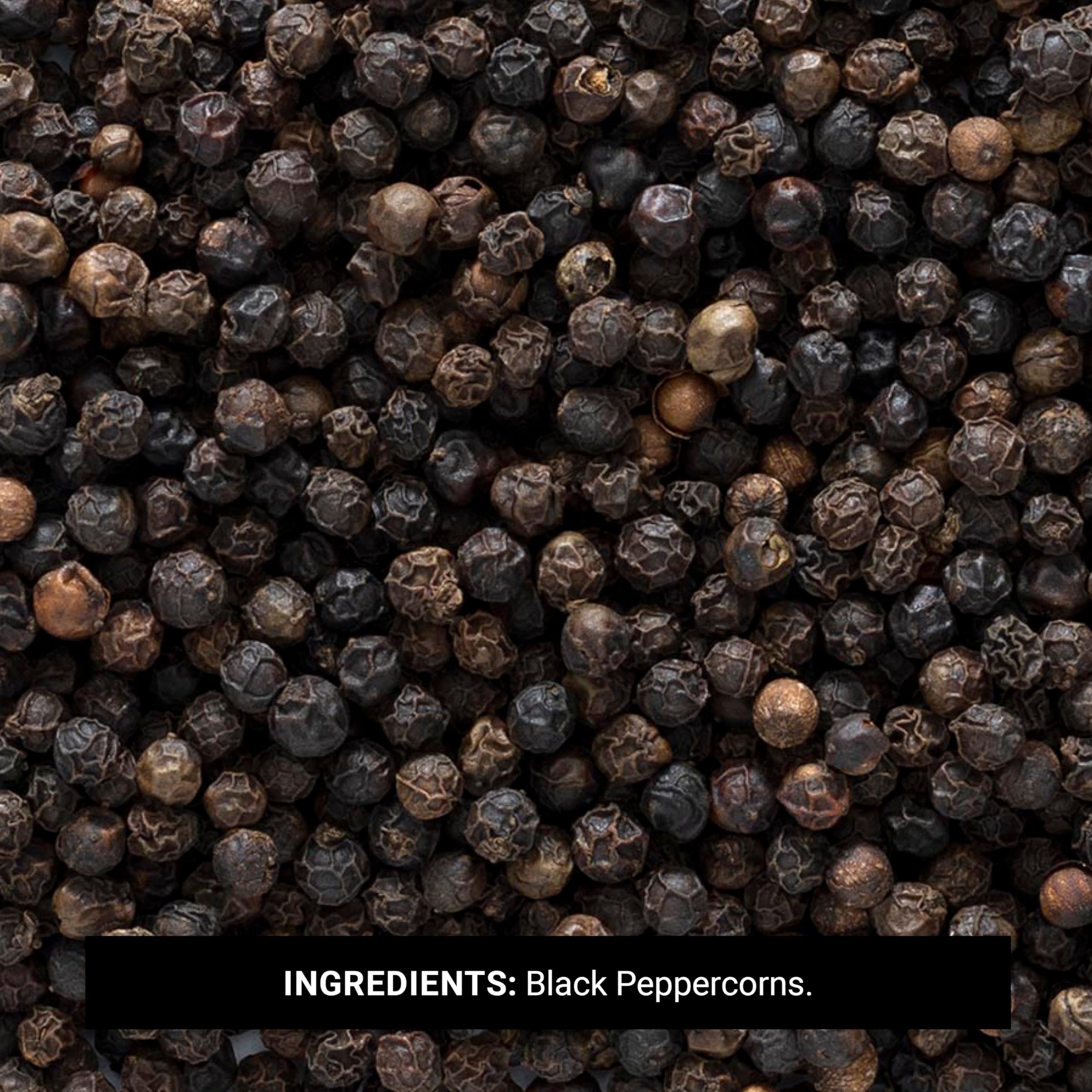 Frontier Co-op peppercorns ground to blend well with herbs and spices